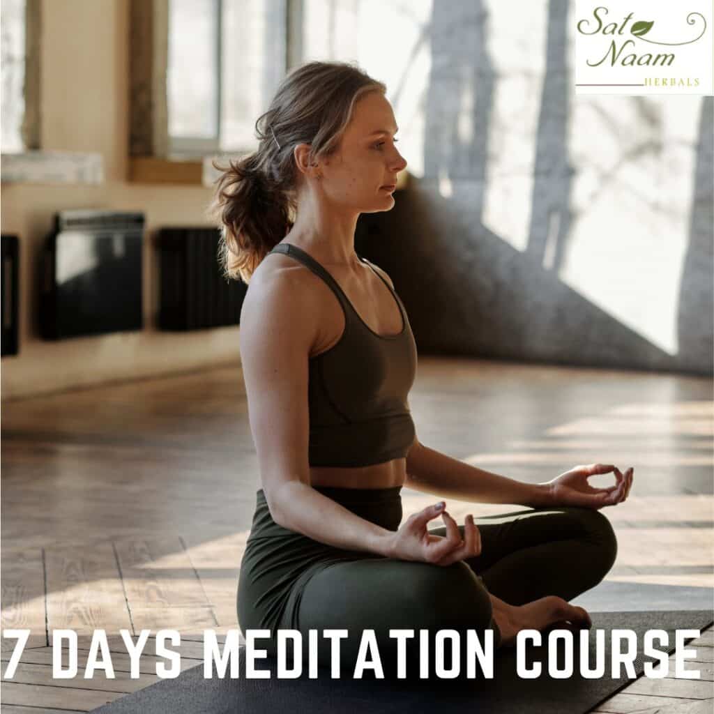 7 days meditation course